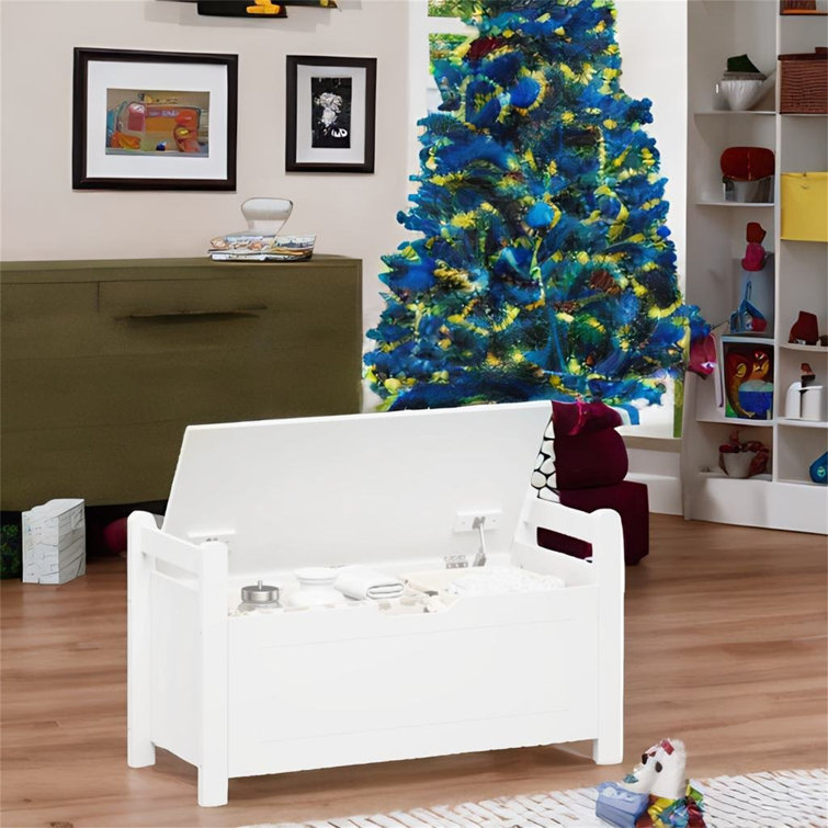 Harriet Bee Jahkel Manufactured Wood Toy Storage Bench Wayfair Canada